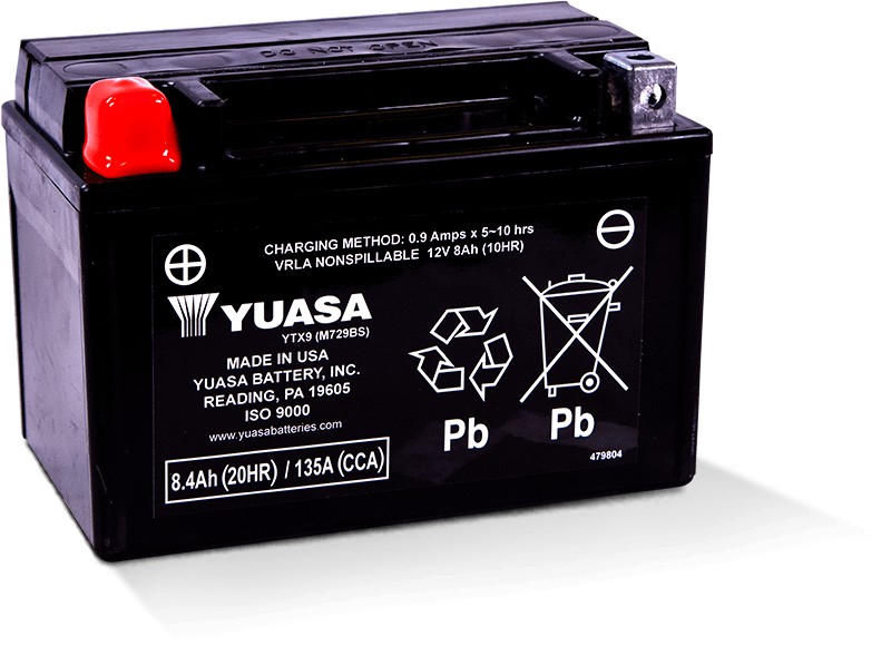 Rykke fritid Rundt om Battery Kawasaki Ninja 400 2018-2020 YTX9-BS Yuasa | mPartz.eu
